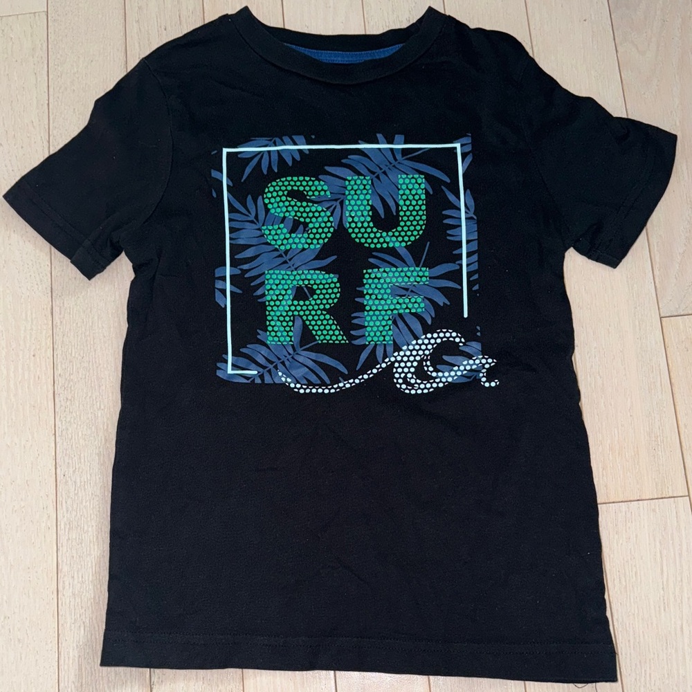 Joe Fresh Kids Black Surf Graphic Tee